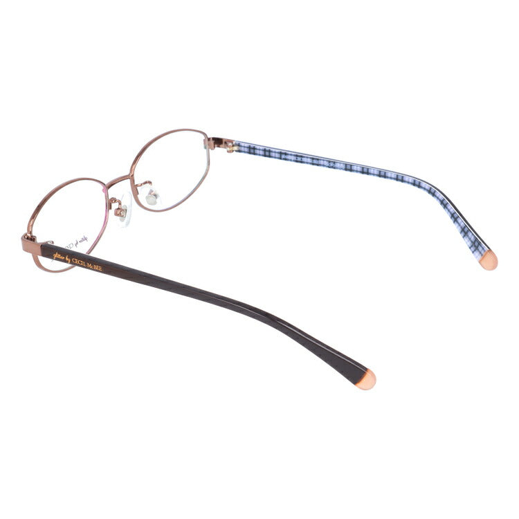 glitter by CECIL McBEE セシルマクビー レディース メガネ 眼鏡 シンプル かわいい GCF 3502-3 50サイズ オーバル型 度付き 度なし UVカット 紫外線 ブランド サングラス 伊達 ダテ|老眼鏡・PCレンズ・カラーレンズ・遠近両用対応可能