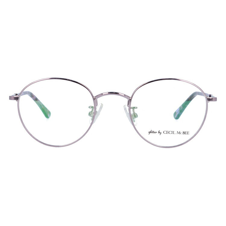 glitter by CECIL McBEE セシルマクビー レディース メガネ 眼鏡 シンプル かわいい GCF 3504-2 47サイズ ボストン型 度付き 度なし UVカット 紫外線 ブランド サングラス 伊達 ダテ|老眼鏡・PCレンズ・カラーレンズ・遠近両用対応可能