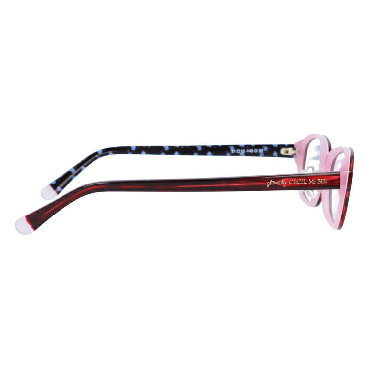 glitter by CECIL McBEE セシルマクビー レディース メガネ 眼鏡 シンプル かわいい GCF 7502-3 51サイズ オーバル型 度付き 度なし UVカット 紫外線 ブランド サングラス 伊達 ダテ|老眼鏡・PCレンズ・カラーレンズ・遠近両用対応可能