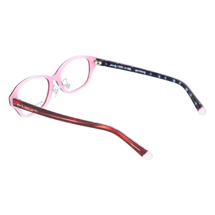glitter by CECIL McBEE セシルマクビー レディース メガネ 眼鏡 シンプル かわいい GCF 7502-3 51サイズ オーバル型 度付き 度なし UVカット 紫外線 ブランド サングラス 伊達 ダテ|老眼鏡・PCレンズ・カラーレンズ・遠近両用対応可能