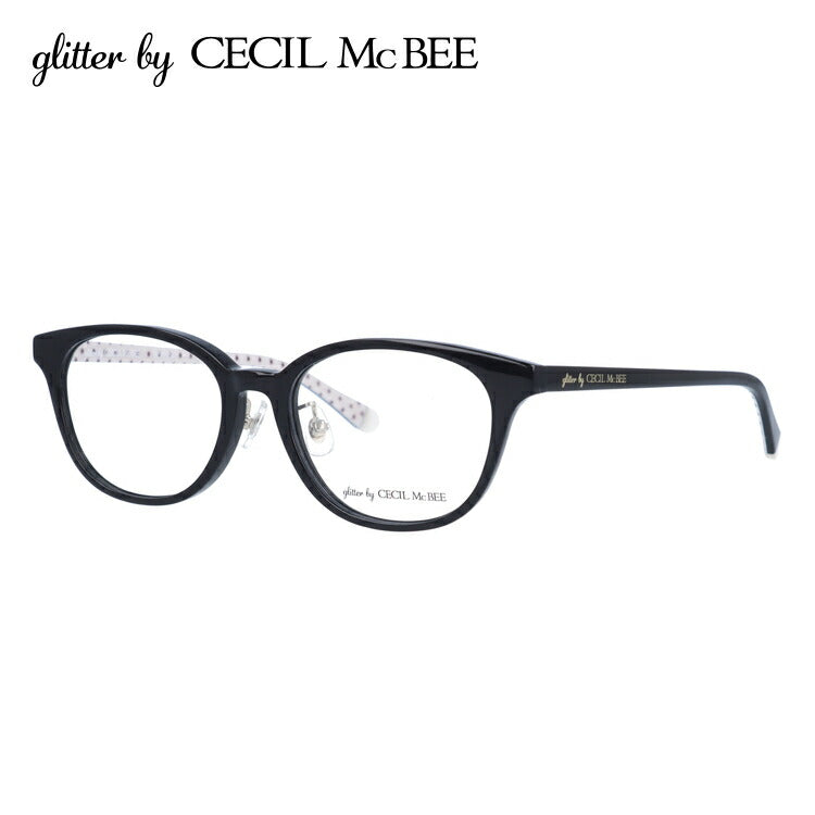 glitter by CECIL McBEE セシルマクビー レディース メガネ 眼鏡 シンプル かわいい GCF 7504-1 50サイズ ウェリントン型 度付き 度なし 紫外線 ブランド サングラス 伊達 ダテ｜老眼鏡・PCレンズ・カラーレンズ・遠近両用対応可能 ラッピング無料