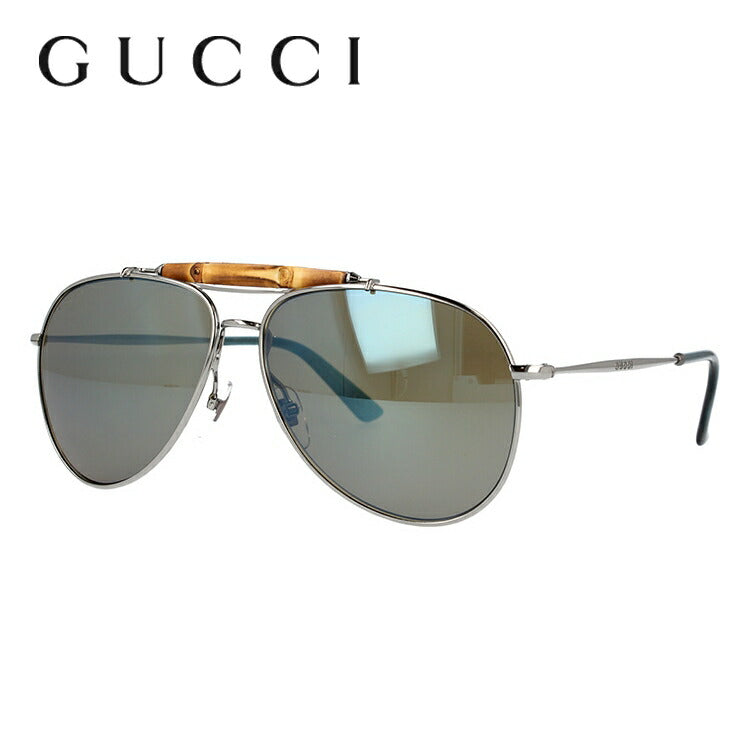 グッチ サングラス GUCCI GG2235S 6LB/3U 58サイズ レギュラーフィット ティアドロップ型 バンブー ブランド レディース メンズ メガネ アイウェア UVカット 紫外線カット UV対策 おしゃれ ギフト プレゼント 母の日 ラッピング無料