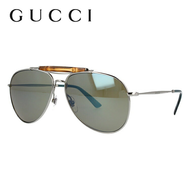 【訳あり】グッチ サングラス GUCCI GG2235S 6LB/3U 59サイズ レギュラーフィット ティアドロップ型 バンブー ブランド レディース メンズ メガネ アイウェア UVカット 紫外線カット UV対策 おしゃれ ギフト プレゼント 母の日 ラッピング無料