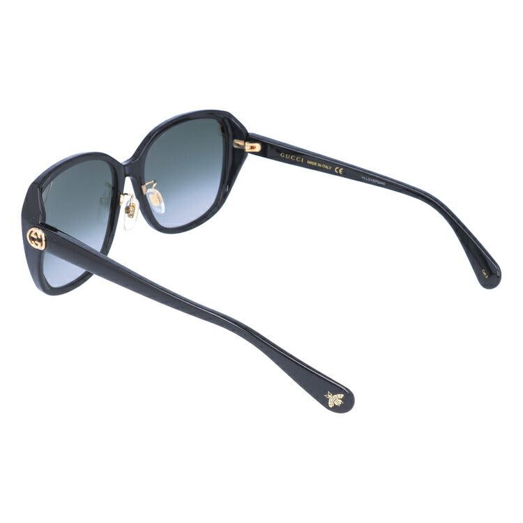 グッチ サングラス GUCCI GG0371SK 001 57サイズ アジアンフィット バタフライ型 ビー 蜂 インターロッキング GG ブランド レディース メンズ メガネ アイウェア UVカット 紫外線カット UV対策 おしゃれ ギフト プレゼント 母の日 ラッピング無料