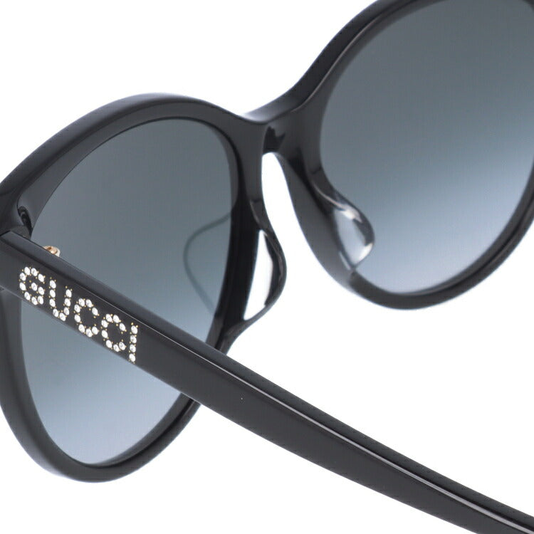 グッチ サングラス アジアンフィット GUCCI GG0729SA 001 56サイズ バタフライ ユニセックス メンズ レディース イタリア製 ラインストーン ラッピング無料