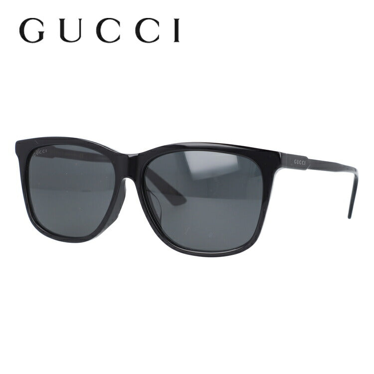 グッチ サングラス アジアンフィット GUCCI GG0495SA 001 60サイズ ウェリントン ユニセックス メンズ レディース イタリア製 ラッピング無料