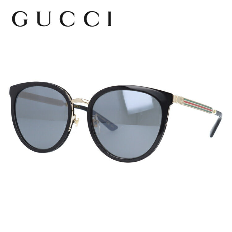 グッチ サングラス GUCCI GG0077SK 006 56サイズ キャッツアイ ユニセックス メンズ レディース 日本製 インターロッキング GG ラッピング無料