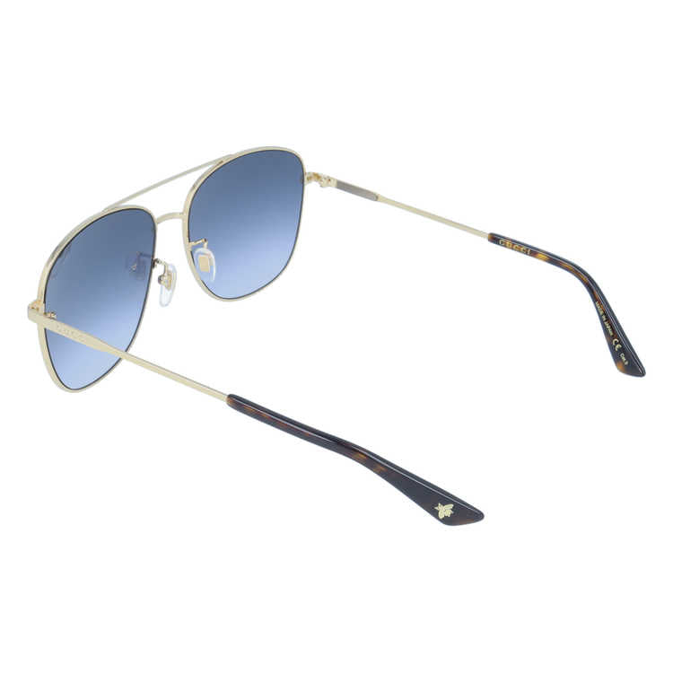 グッチ サングラス GUCCI GG0410SK 003 61サイズ ティアドロップ(ダブルブリッジ) 日本製 ビー(蜂) ブランド レディース メンズ メガネ アイウェア UVカット 紫外線カット UV対策 おしゃれ ギフト プレゼント 母の日 父の日 ラッピング無料