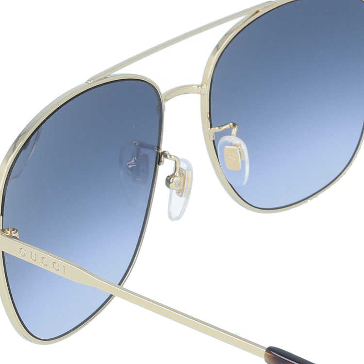 グッチ サングラス GUCCI GG0410SK 003 61サイズ ティアドロップ(ダブルブリッジ) 日本製 ビー(蜂) ブランド レディース メンズ メガネ アイウェア UVカット 紫外線カット UV対策 おしゃれ ギフト プレゼント 母の日 父の日 ラッピング無料