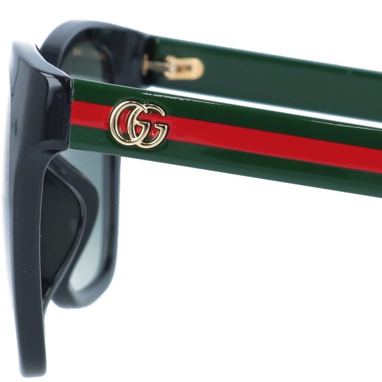 【訳あり】グッチ サングラス アジアンフィット GUCCI GG0715SA 001 53サイズ バタフライ ユニセックス メンズ レディース イタリア製 インターロッキング GG