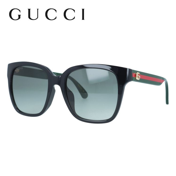 【訳あり】グッチ サングラス アジアンフィット GUCCI GG0715SA 001 53サイズ バタフライ ユニセックス メンズ レディース イタリア製 インターロッキング GG