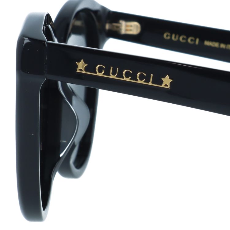 グッチ サングラス 偏光サングラス アジアンフィット GUCCI GG1171SK 001 57サイズ ウェリントン型 ユニセックス メンズ レディース 星 スター