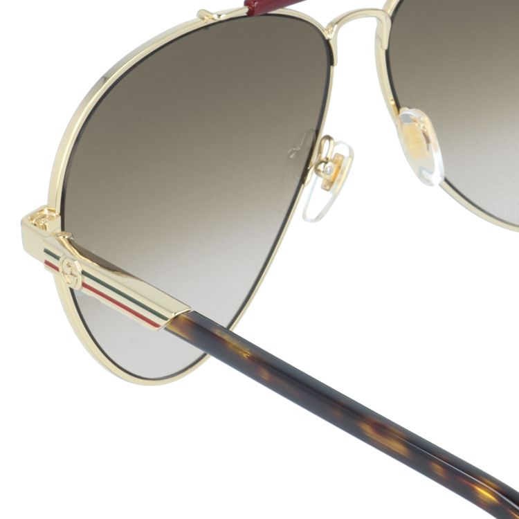 グッチ サングラス アジアンフィット GUCCI GG1287S 002 61サイズ インターロッキングG ティアドロップ型 ユニセックス メンズ レディース インターロッキング GG