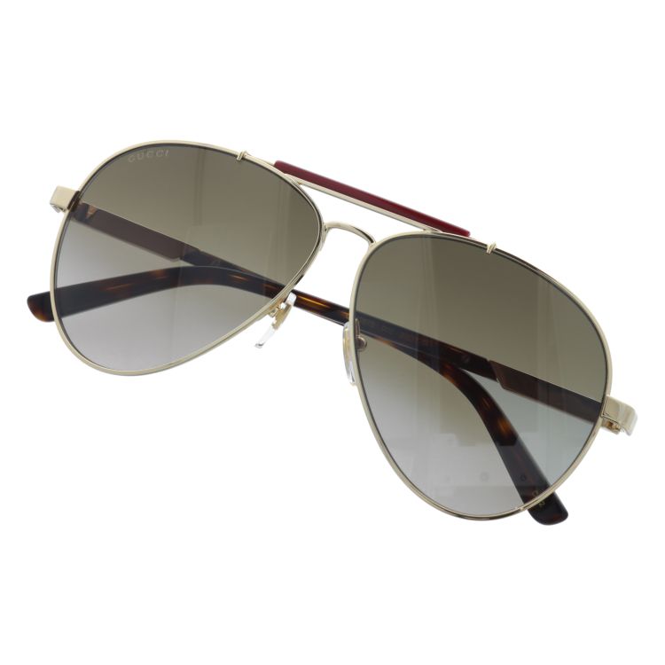 グッチ サングラス アジアンフィット GUCCI GG1287S 002 61サイズ インターロッキングG ティアドロップ型 ユニセックス メンズ レディース インターロッキング GG