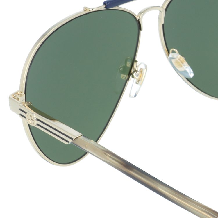 グッチ サングラス アジアンフィット GUCCI GG1287S 003 61サイズ インターロッキングG ティアドロップ型 ユニセックス メンズ レディース インターロッキング GG