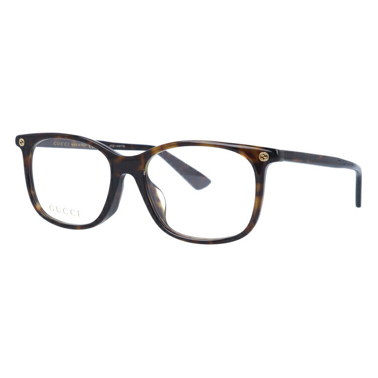 グッチ メガネフレーム 伊達メガネ アジアンフィット GUCCI GG0157OA 002 52サイズ ウェリントン ユニセックス メンズ レディース ビー 蜂 インターロッキング GG ラッピング無料