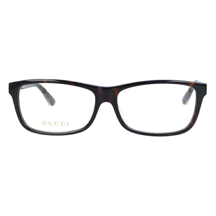 グッチ メガネフレーム 伊達メガネ アジアンフィット GUCCI GG0378OA 002 55サイズ スクエア ユニセックス メンズ レディース シェリーライン ウェブライン インターロッキング GG ラッピング無料