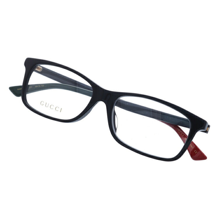 グッチ メガネフレーム 伊達メガネ アジアンフィット GUCCI GG0408OA 007 56サイズ スクエア ユニセックス メンズ レディース ラッピング無料