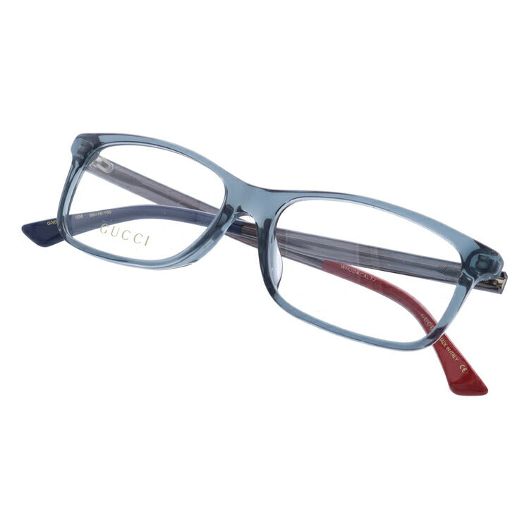 グッチ メガネフレーム 伊達メガネ アジアンフィット GUCCI GG0408OA 008 56サイズ スクエア ユニセックス メンズ レディース ラッピング無料