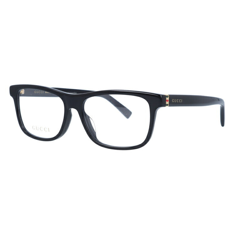 グッチ メガネフレーム 伊達メガネ アジアンフィット GUCCI GG0454OA 001 53サイズ ウェリントン ユニセックス メンズ レディース シェリーライン ウェブライン ラッピング無料