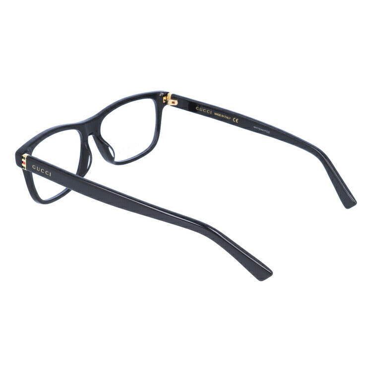 グッチ メガネフレーム 伊達メガネ アジアンフィット GUCCI GG0454OA 001 53サイズ ウェリントン ユニセックス メンズ レディース シェリーライン ウェブライン ラッピング無料