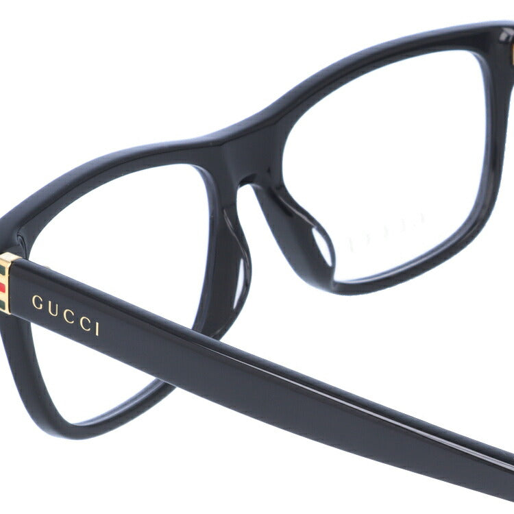 グッチ メガネフレーム 伊達メガネ アジアンフィット GUCCI GG0454OA 001 53サイズ ウェリントン ユニセックス メンズ レディース シェリーライン ウェブライン ラッピング無料