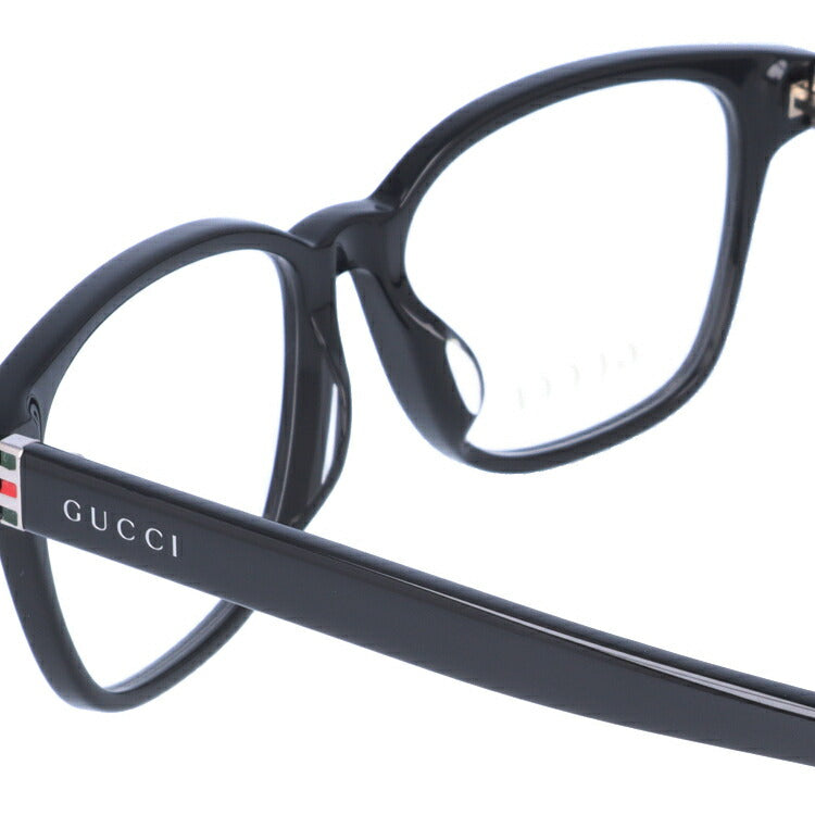 グッチ メガネフレーム 伊達メガネ アジアンフィット GUCCI GG0455OA 001 53サイズ ウェリントン ユニセックス メンズ レディース シェリーライン ウェブライン ラッピング無料