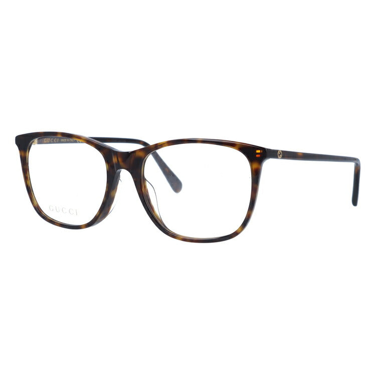 グッチ メガネフレーム 伊達メガネ アジアンフィット GUCCI GG0555OA 002 53サイズ ウェリントン ユニセックス メンズ レディース インターロッキング GG ラッピング無料