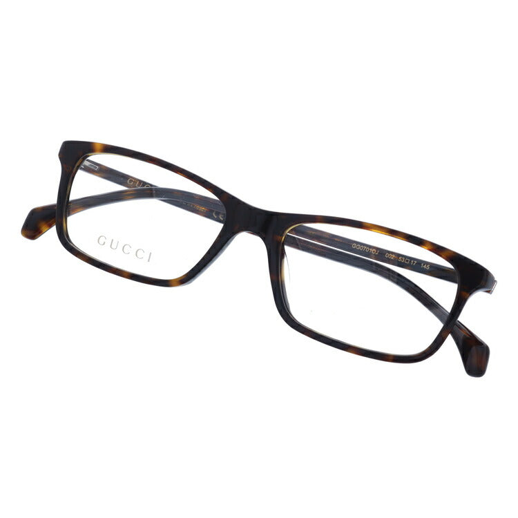 グッチ メガネフレーム 伊達メガネ アジアンフィット GUCCI GG0701OJ 002 53サイズ スクエア ユニセックス メンズ レディース ラッピング無料