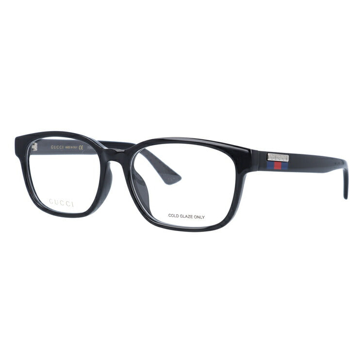 グッチ メガネフレーム 伊達メガネ アジアンフィット GUCCI GG0749OA 001 56サイズ スクエア ユニセックス メンズ レディース シェリーライン ウェブライン ラッピング無料