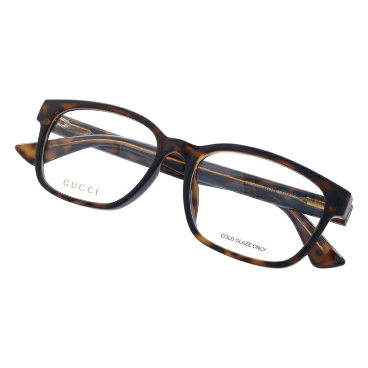 グッチ メガネフレーム 伊達メガネ アジアンフィット GUCCI GG0749OA 002 56サイズ スクエア ユニセックス メンズ レディース シェリーライン ウェブライン ラッピング無料