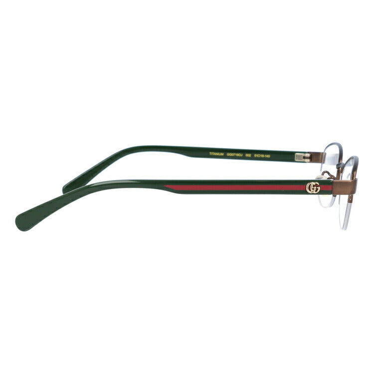 グッチ メガネフレーム 伊達メガネ アジアンフィット GUCCI GG0719OJ 002 51サイズ オーバル ユニセックス メンズ レディース シェリーライン ウェブライン ダブルG GGマーモント ラッピング無料