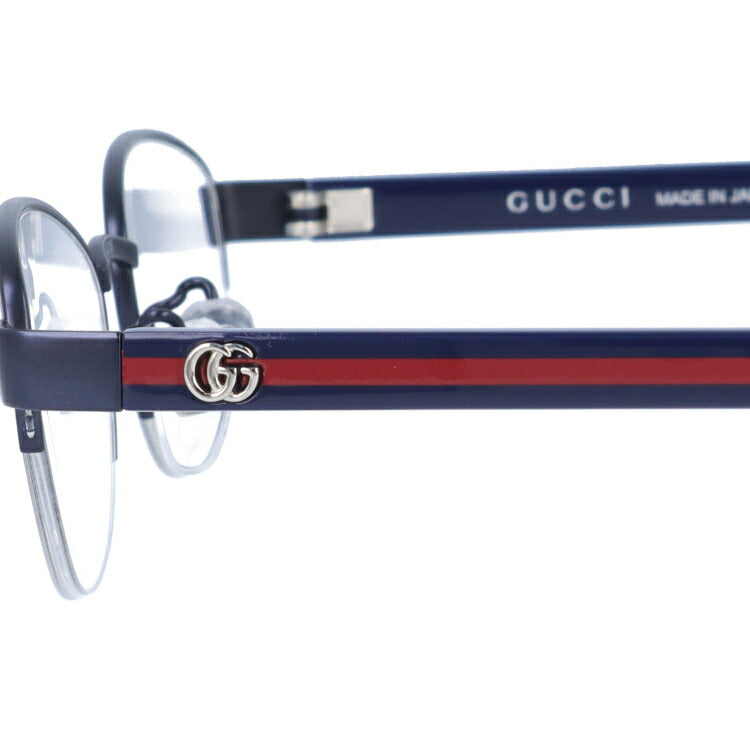 グッチ メガネフレーム 伊達メガネ アジアンフィット GUCCI GG0719OJ 003 51サイズ オーバル ユニセックス メンズ レディース シェリーライン ウェブライン ダブルG GGマーモント ラッピング無料