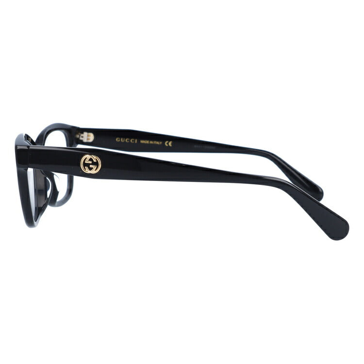 グッチ メガネフレーム 伊達メガネ アジアンフィット GUCCI GG0801OA 001 54サイズ ウェリントン ユニセックス メンズ レディース インターロッキング GG ラッピング無料