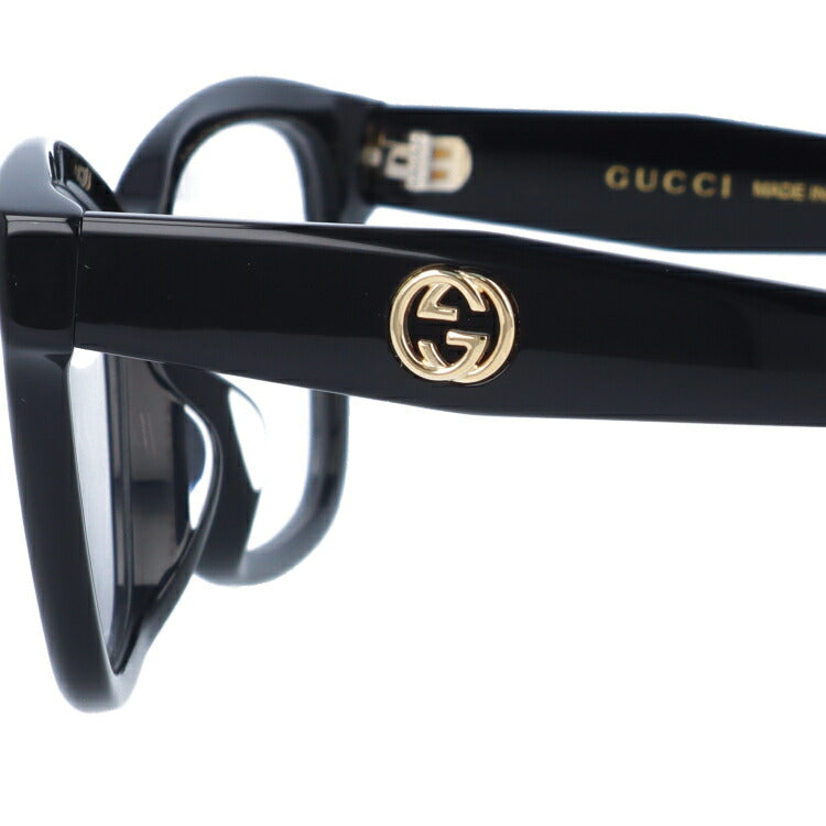 グッチ メガネフレーム 伊達メガネ アジアンフィット GUCCI GG0801OA 001 54サイズ ウェリントン ユニセックス メンズ レディース インターロッキング GG ラッピング無料