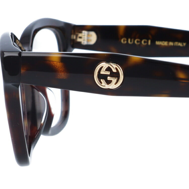 グッチ メガネフレーム 伊達メガネ アジアンフィット GUCCI GG0801OA 002 54サイズ ウェリントン ユニセックス メンズ レディース インターロッキング GG ラッピング無料