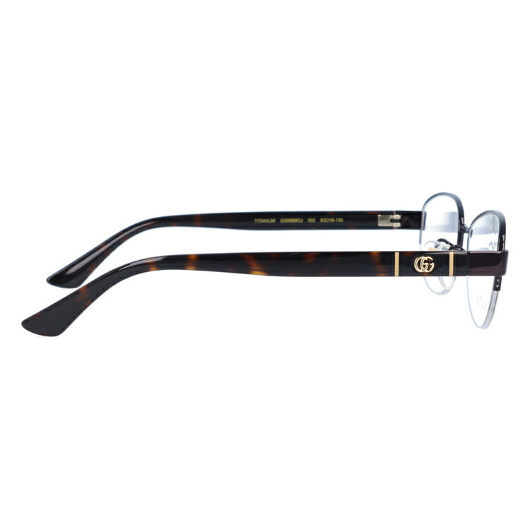 グッチ メガネフレーム 伊達メガネ アジアンフィット GUCCI GG0859OJ 002 53サイズ オーバル ユニセックス メンズ レディース ダブルG GGマーモント ラッピング無料