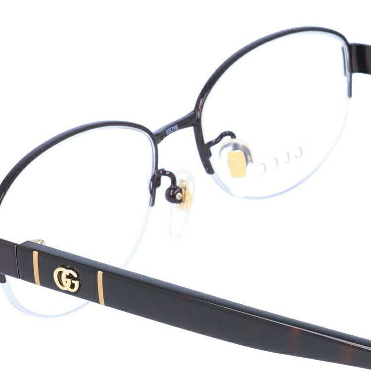 グッチ メガネフレーム 伊達メガネ アジアンフィット GUCCI GG0859OJ 002 53サイズ オーバル ユニセックス メンズ レディース ダブルG GGマーモント ラッピング無料