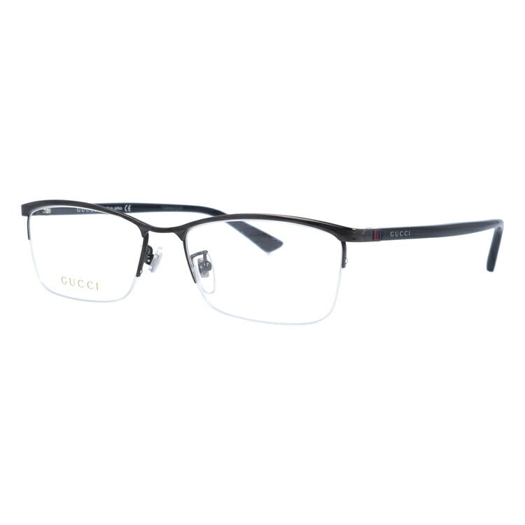 グッチ メガネフレーム 伊達メガネ アジアンフィット GUCCI GG0856OJ 001 56サイズ スクエア ユニセックス メンズ レディース シェリーライン ウェブライン ラッピング無料