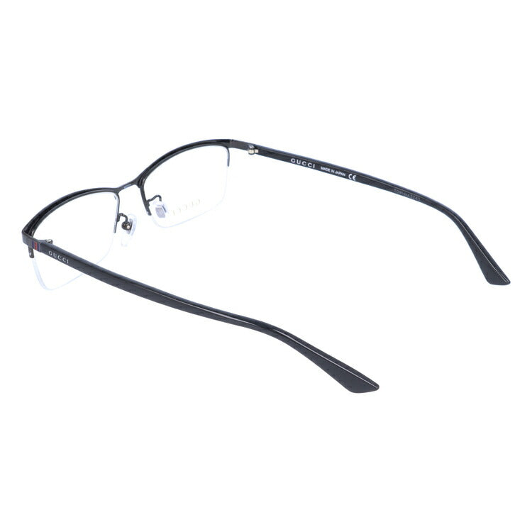 グッチ メガネフレーム 伊達メガネ アジアンフィット GUCCI GG0856OJ 001 56サイズ スクエア ユニセックス メンズ レディース シェリーライン ウェブライン ラッピング無料