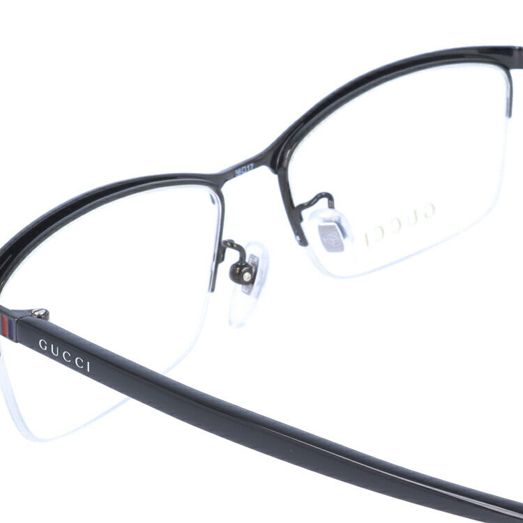 グッチ メガネフレーム 伊達メガネ アジアンフィット GUCCI GG0856OJ 001 56サイズ スクエア ユニセックス メンズ レディース シェリーライン ウェブライン ラッピング無料