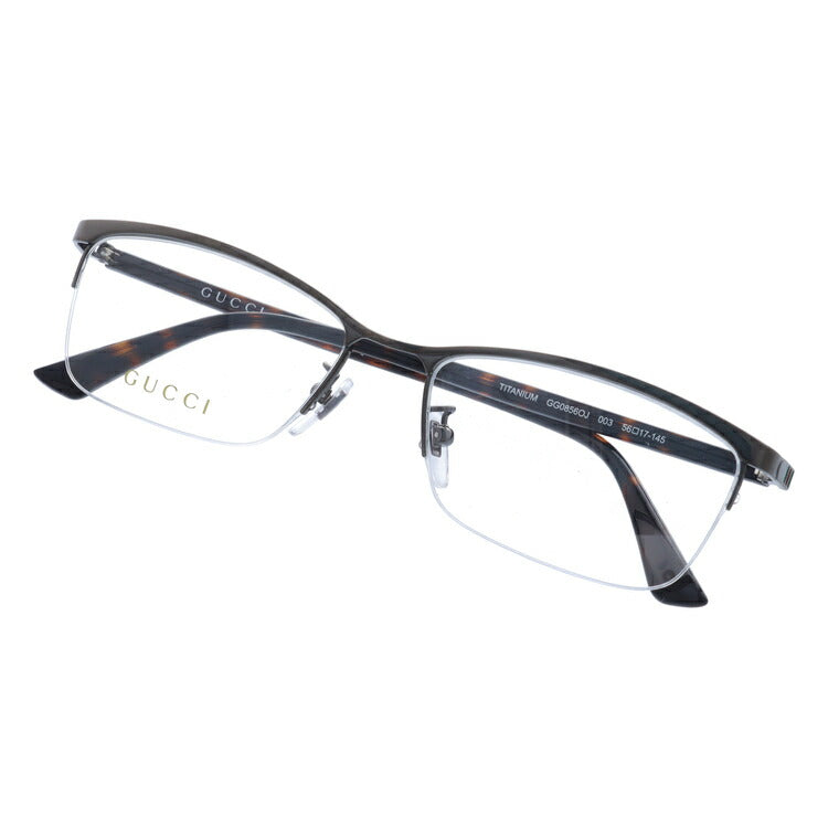 グッチ メガネフレーム 伊達メガネ アジアンフィット GUCCI GG0856OJ 003 56サイズ スクエア ユニセックス メンズ レディース シェリーライン ウェブライン ラッピング無料