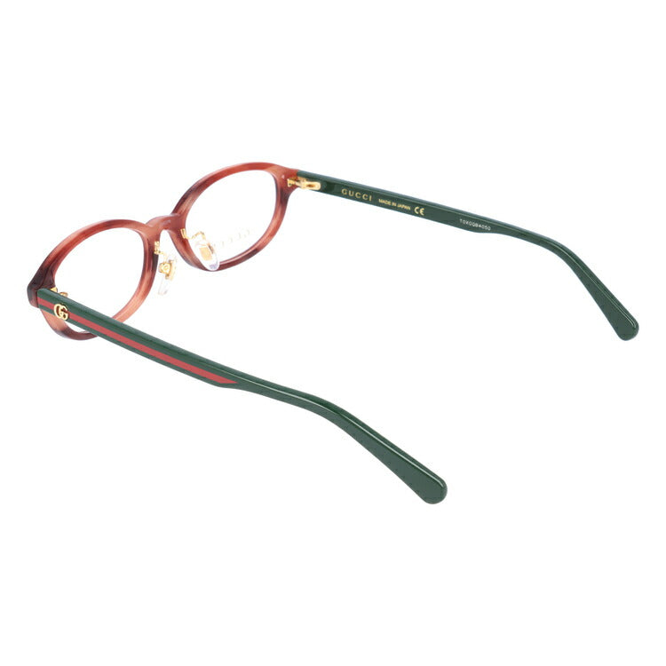 グッチ メガネフレーム 伊達メガネ アジアンフィット GUCCI GG0930OJ 002 51サイズ オーバル ユニセックス メンズ レディース ダブルG GGマーモント ウェブストライプ ラッピング無料