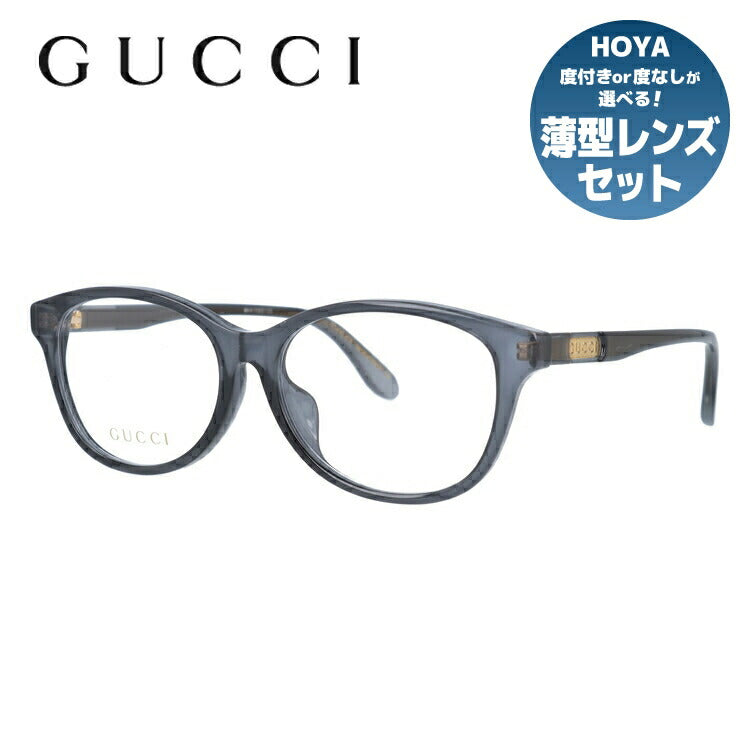 グッチ メガネフレーム 伊達メガネ アジアンフィット GUCCI GG0795OK 001 53サイズ ウェリントン ユニセックス メンズ レディース ラッピング無料