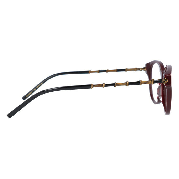 グッチ メガネフレーム 伊達メガネ アジアンフィット GUCCI GG0658OA 004 53サイズ ウェリントン ユニセックス メンズ レディース メタル バンブー ラッピング無料