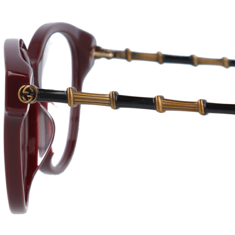 グッチ メガネフレーム 伊達メガネ アジアンフィット GUCCI GG0658OA 004 53サイズ ウェリントン ユニセックス メンズ レディース メタル バンブー ラッピング無料
