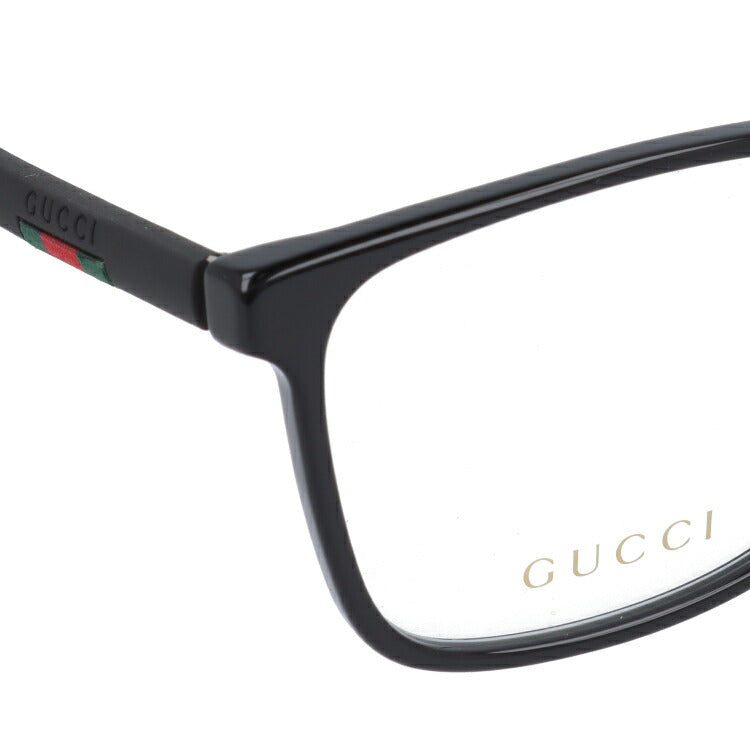 グッチ メガネフレーム 伊達メガネ アジアンフィット GUCCI GG0426OA 005 58サイズ スクエア ユニセックス メンズ レディース ウェブストライプ ラッピング無料