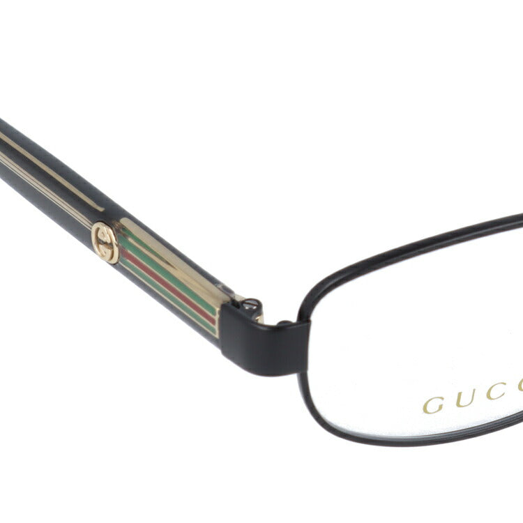 グッチ メガネフレーム 伊達メガネ アジアンフィット GUCCI GG0380OJ 001 53サイズ オーバル ユニセックス メンズ レディース ウェブストライプ インターロッキング GG ラッピング無料