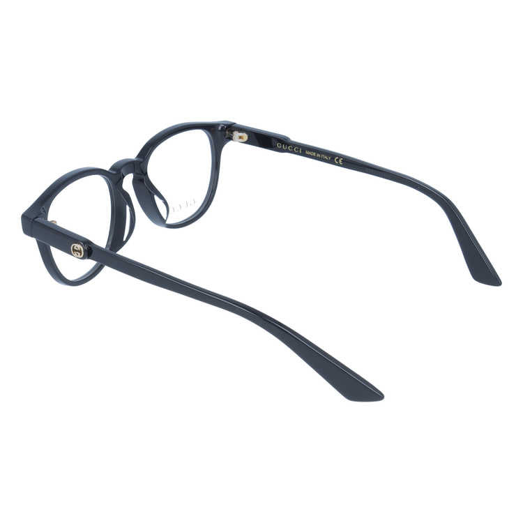グッチ メガネフレーム 伊達メガネ アジアンフィット GUCCI GG0556OJ 001 47サイズ ウェリントン ユニセックス メンズ レディース イタリア製 インターロッキングG