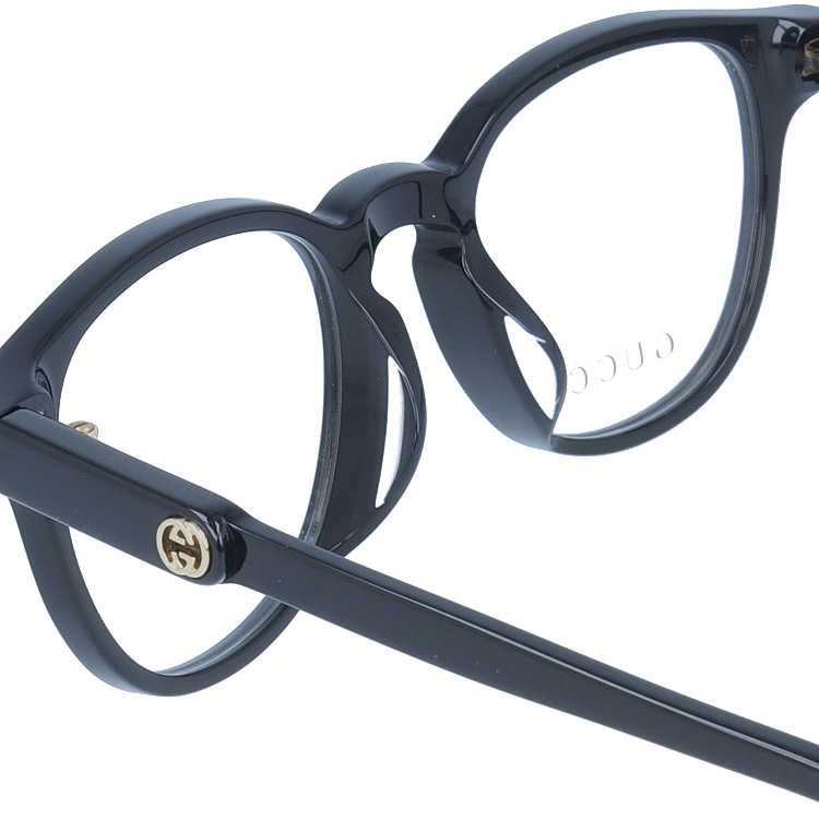 グッチ メガネフレーム 伊達メガネ アジアンフィット GUCCI GG0556OJ 001 47サイズ ウェリントン ユニセックス メンズ レディース イタリア製 インターロッキングG